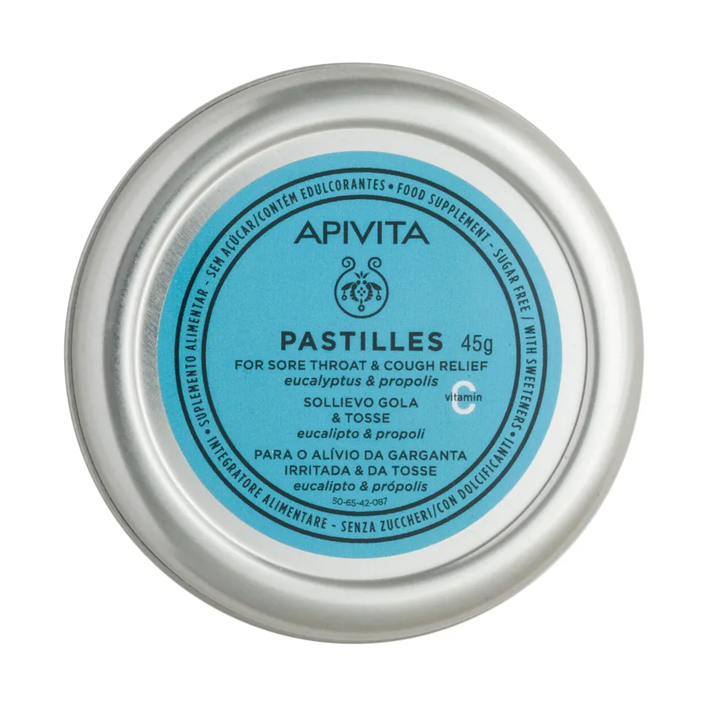 Apivita Pastilles Eucalipto Propoli 45 G 