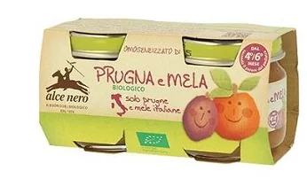 ALCE NERO OMOG PRUGNA/MELA 2 80G