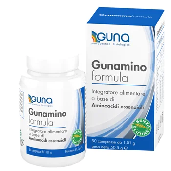 GUNA GUNAMINO FORMULA INTEGRATORE AMMINOACIDI 50 COMPRESSE