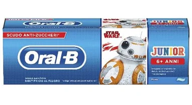 ORAL-B JUNIOR DENTIFRICIO STAR WARS +6 ANNI 75Â ML