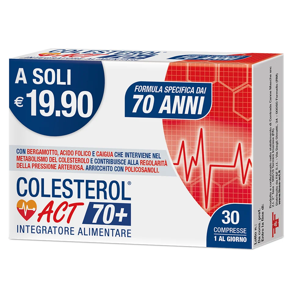 COLESTEROL ACT 70+ 30 COMPRESSE