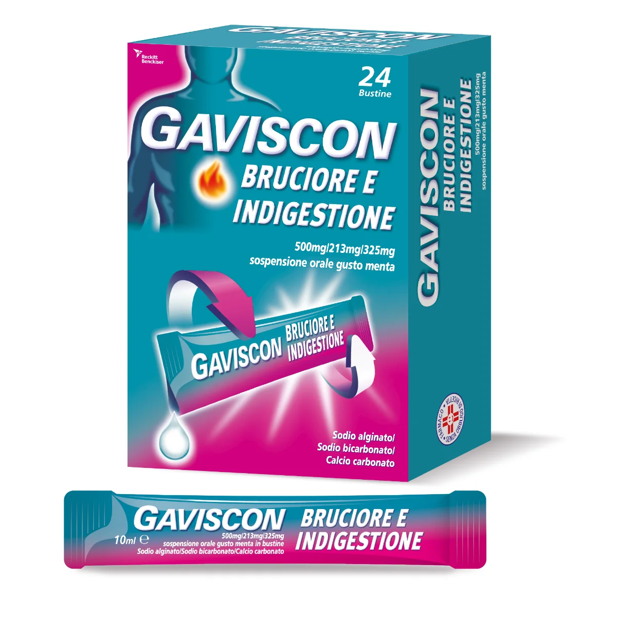 GAVISCON BRUCIORE E INDIGESTIONE 24 BUSTINE