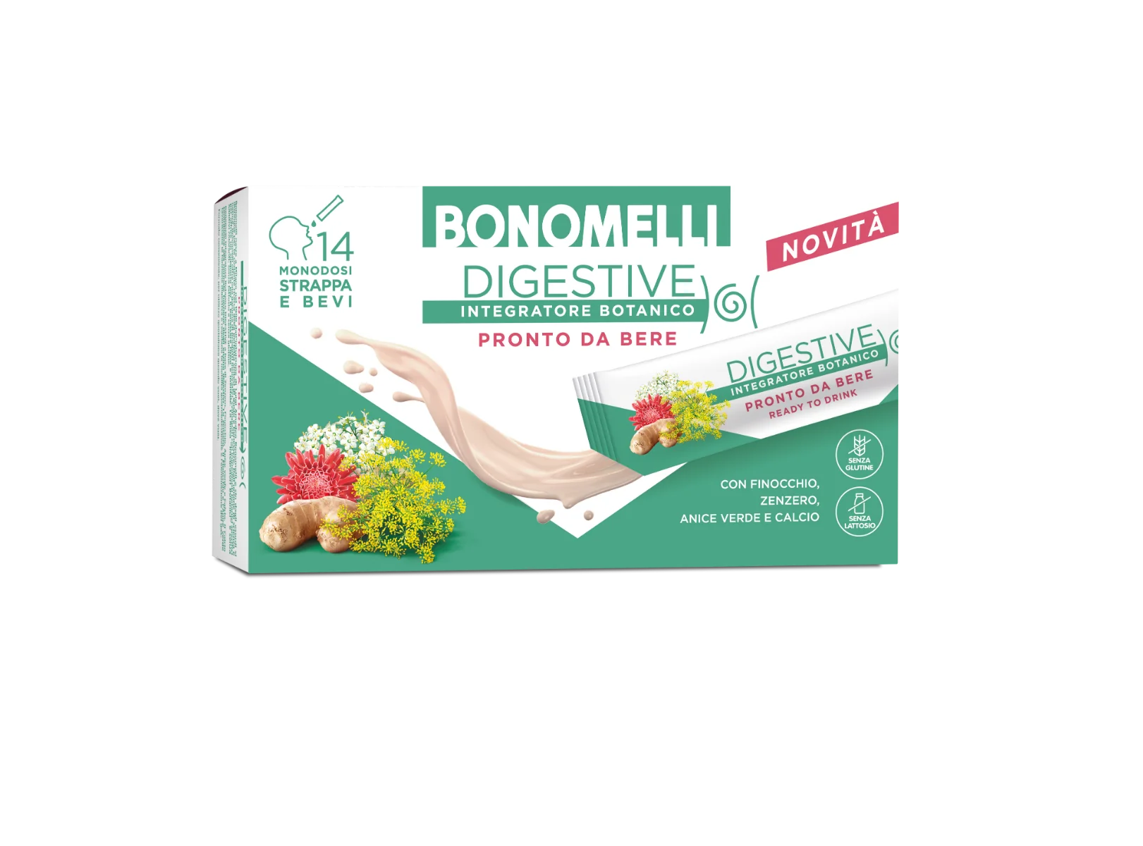 INTEGRATORE BOTANICO BONOMELLI DIGESTIVE - 14 STICK