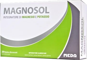 MAGNOSOL INTEGRATORE DI MAGNESIO E POTASSIO 20 BUSTINE EFFERVESCENTI