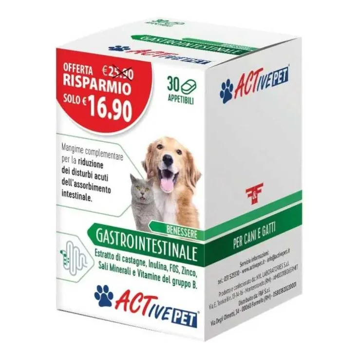 ACTIVE PET GASTROINTESTINALE 30CPR