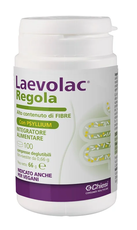 LAEVOLAC REGOLA INTEGRATORE PER REGOLARIZZARE IL TRANSITO INTESTINALE 100 COMPRESSE