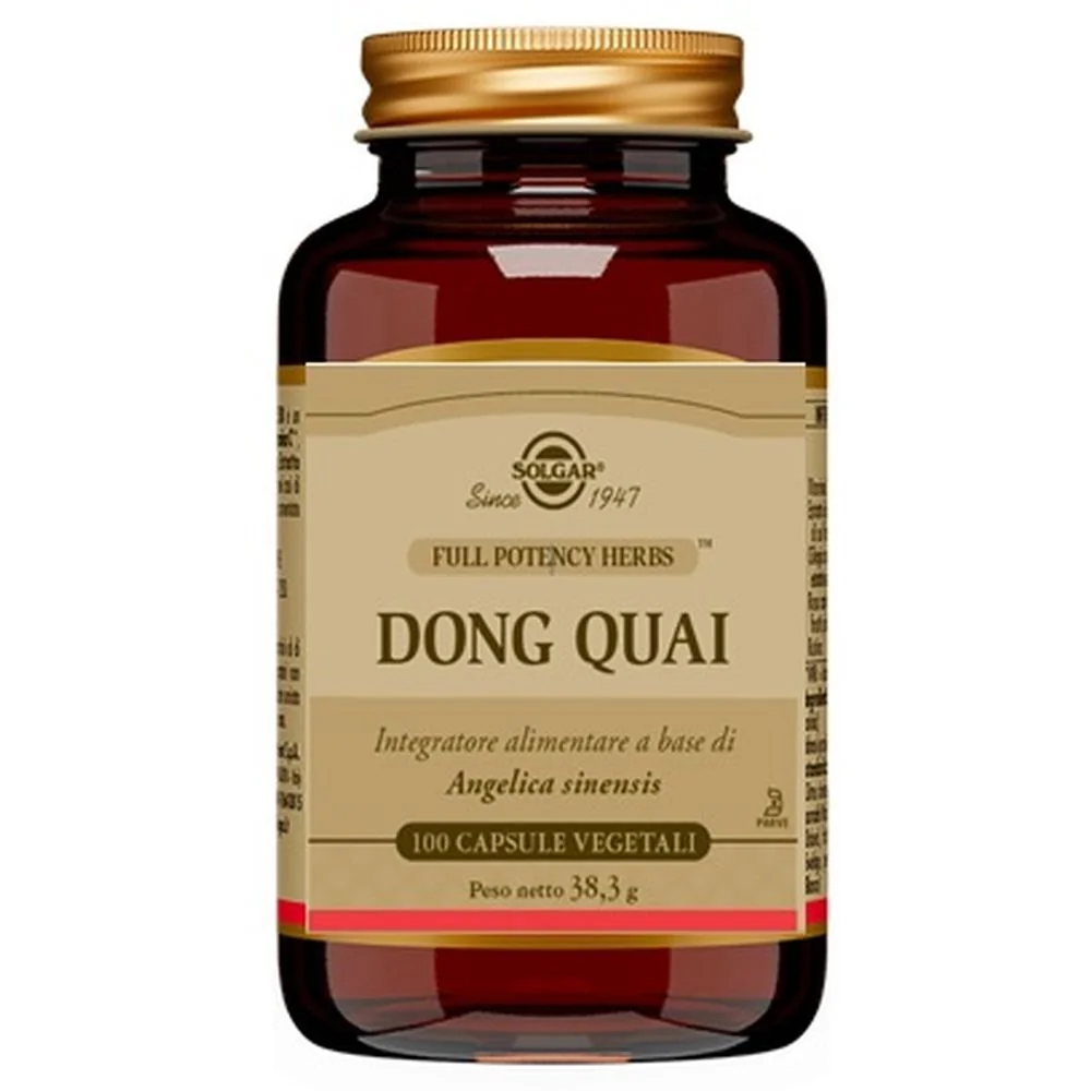 SOLGAR DONG QUAI INTEGRATORE MENOPAUSA 100 CAPSULE VEGETALI