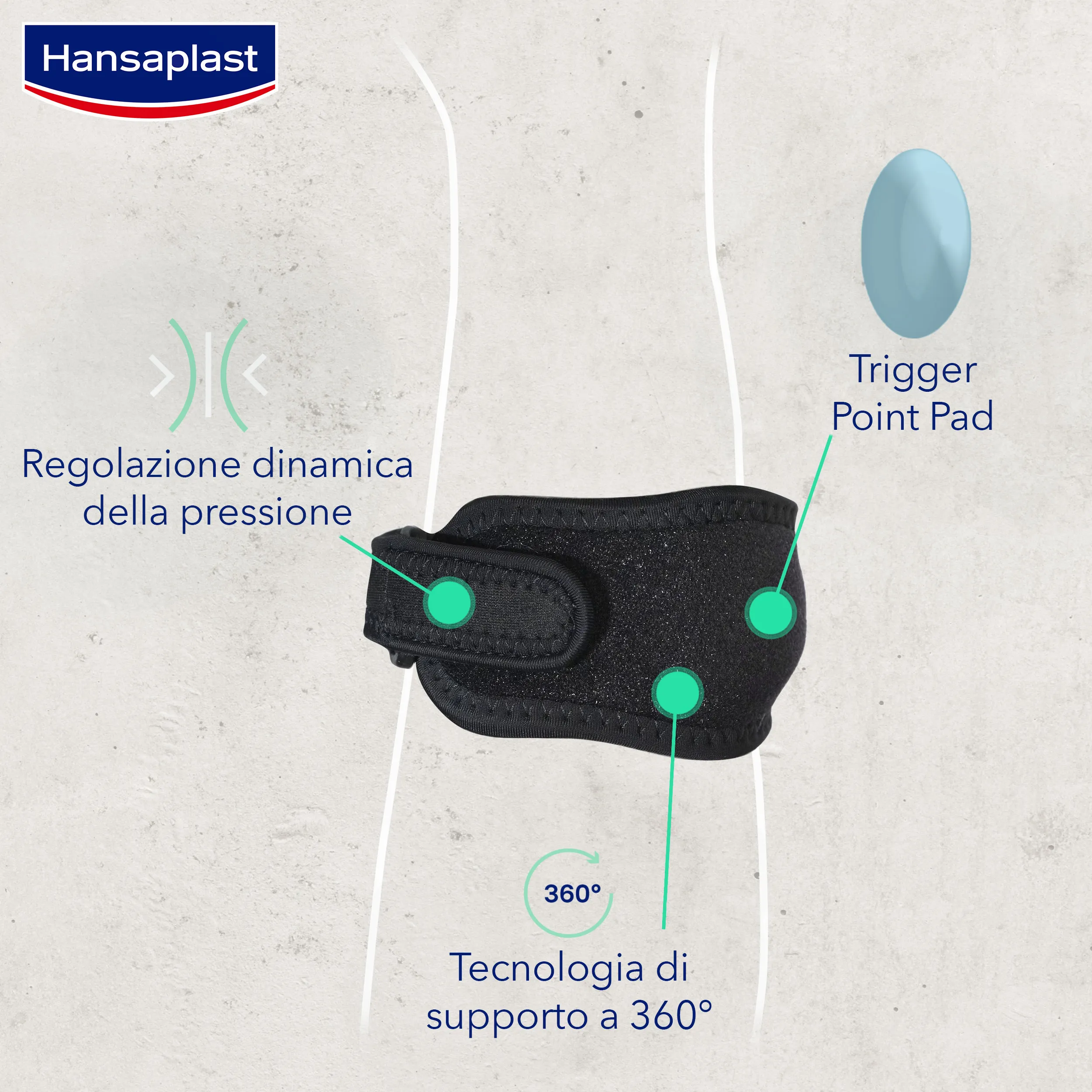 Hp Protective Sup Gomit Tennis Supporto per Avambraccio