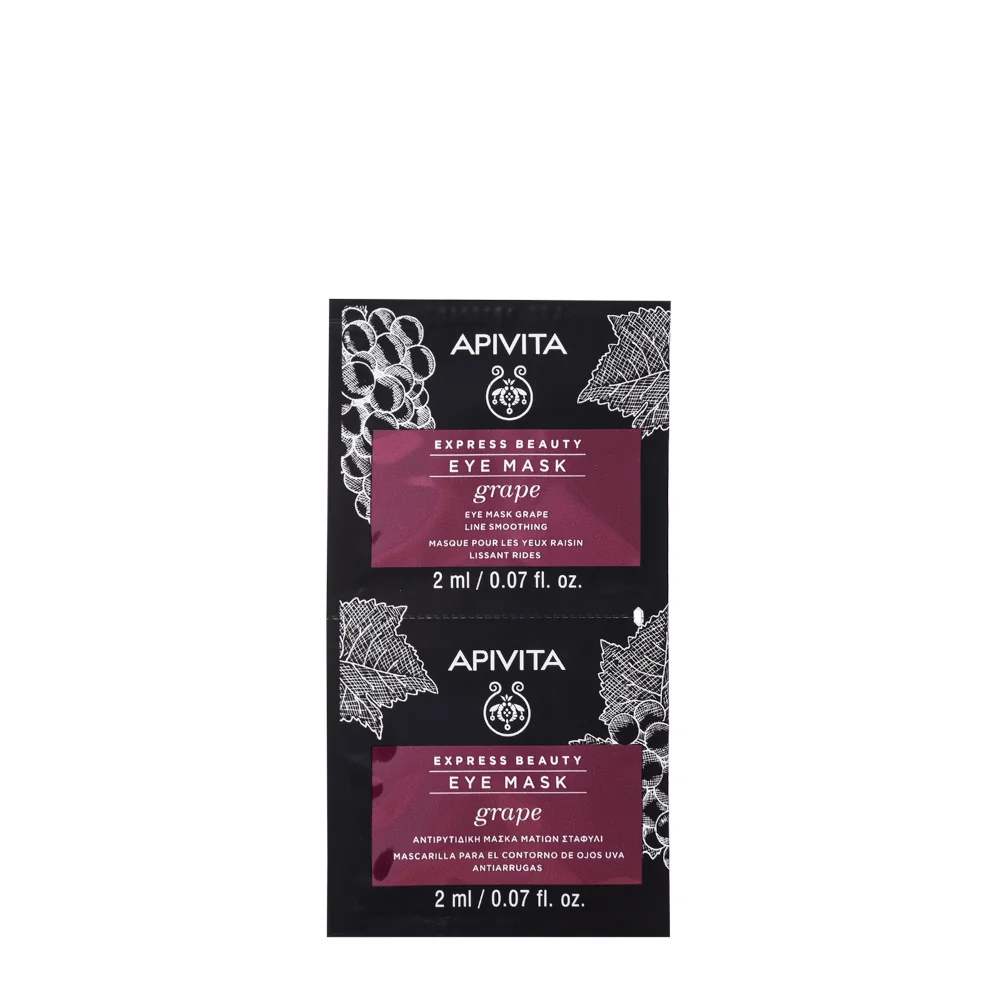 Apivita Express Eye Grape 2 X 2 Ml Maschera Occhi Liftante