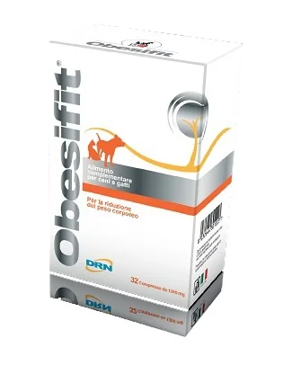 DRN OBESIFIT INTEGRATORE PERDITA PESO CANI E GATTI 32 COMPRESSE