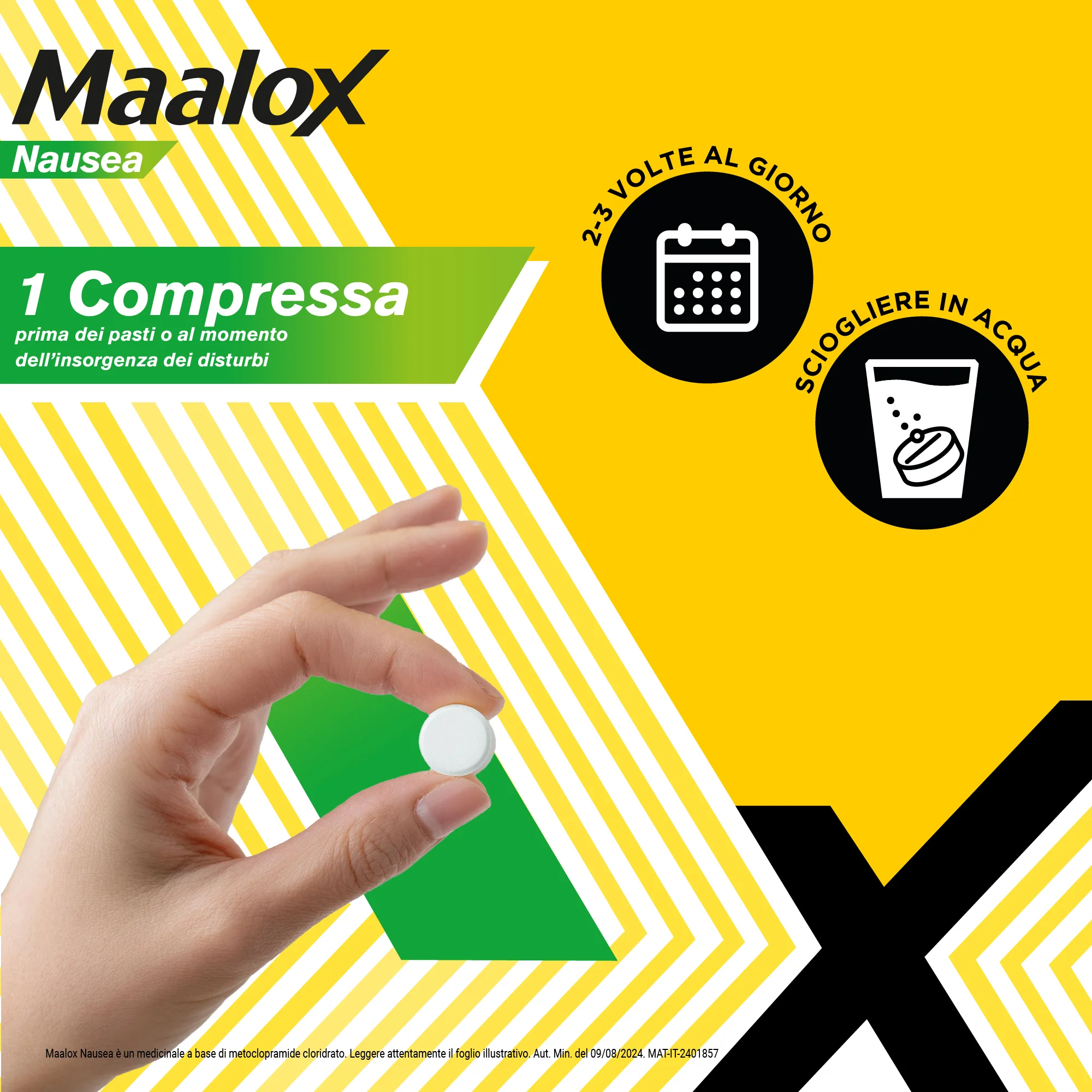 Maalox Nausea 5 mg 20 Compresse Effervescenti 