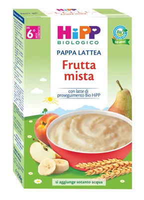 HIPP BIOLOGICO PAPPA LATTEA FRUTTA MISTA 250 G