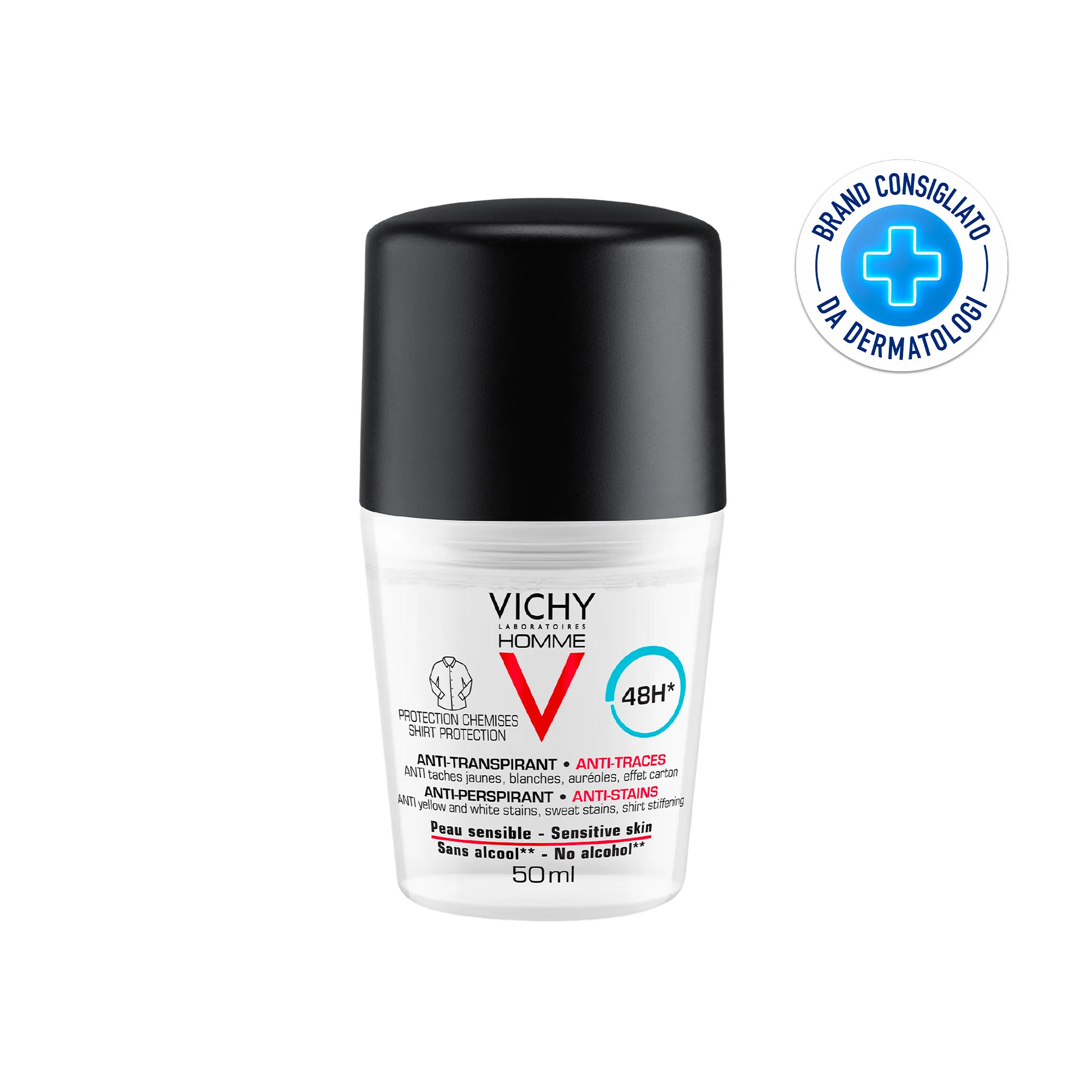 VICHY HOMME DEO ANTI-MACCHIE 50 ML