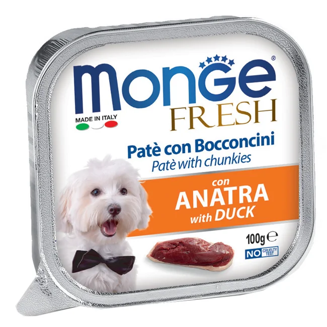 MONGE DOG FRESH ANATRA PATE'