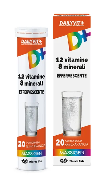 MASSIGEN DAILYVIT+ EFFERVESCENTE 20 COMPRESSE