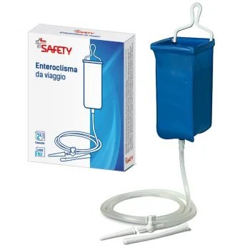 SAFETY KLISTER ENTEROCLISMA DA VIAGGIO 2 L