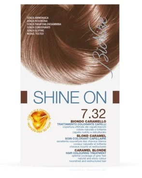 BIONIKE SHINE ON 7.32 COLORANTE CAPELLI BIONDO CARAMELLO