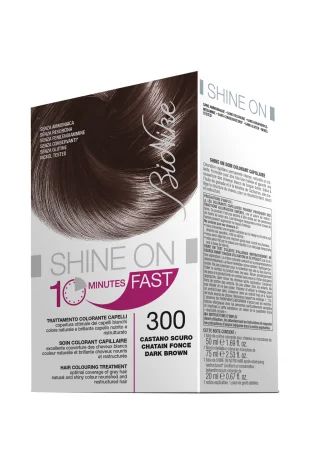 BIONIKE SHINE ON FAST 300 CASTANO SCURO TINTURA VELOCE CAPELLI