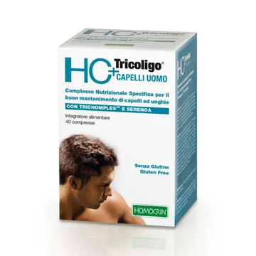 SPECCHIASOL HC+ TRICOLIGO UOMO INTEGRATORE UNGHIE E CAPELLI 40 COMPRESSE