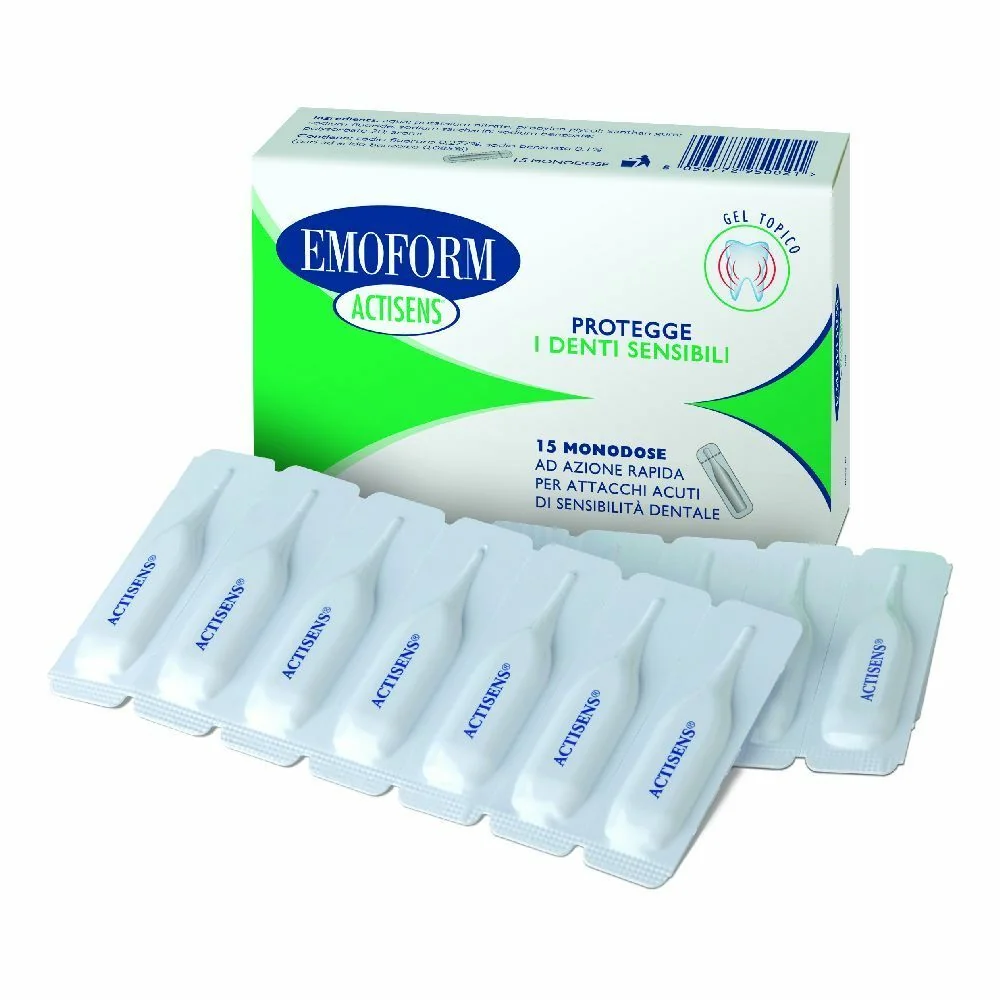 EMOFORM ACTISENS GEL TOPICO PER DENTI SENSIBILI 15 DOSI