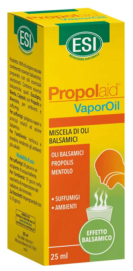 ESI PROPOLAID VAPOROIL OLI ESSENZIALI AMBIENTE E SUFFUMIGI 25 ML