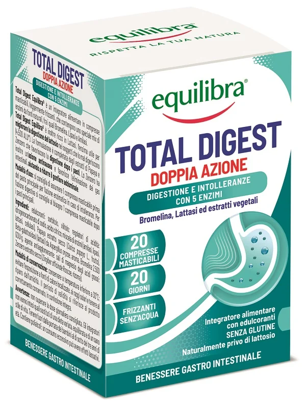 EQUILIBRA TOTAL DIGEST 20 COMPRESSE MASTICABILI