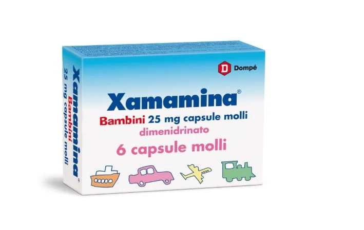 XAMAMINA BAMBINI 25 MG 6 CAPSULE