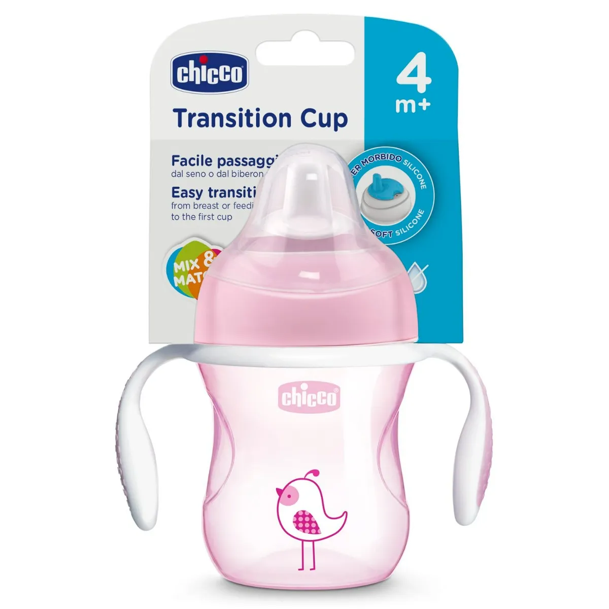 Chicco Transition Cup 4M+ Rosa 