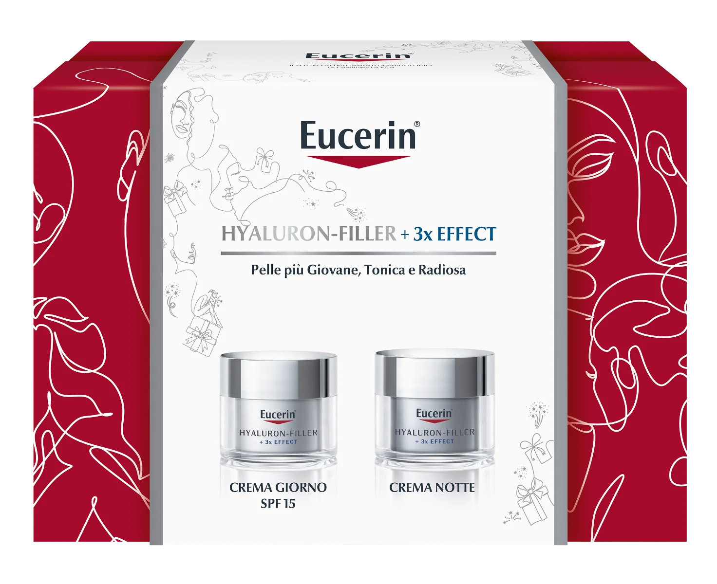 EUCERIN HYALURON-FILLER CREMA GIORNO SPF15 + CREMA BOOSTER IDRATANTE NOTTE