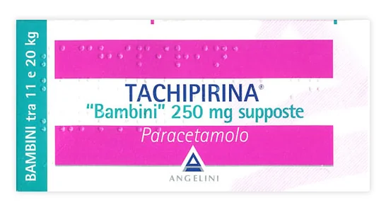 TACHIPIRINA BAMBINI 250 MG PARACETAMOLO 10 SUPPOSTE