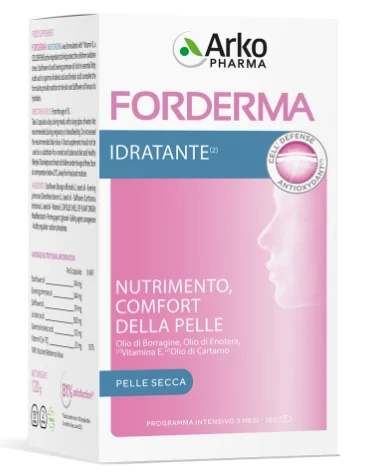 ARKOPHARMA FORDERMA IDRATANTE 180 CAPSULE