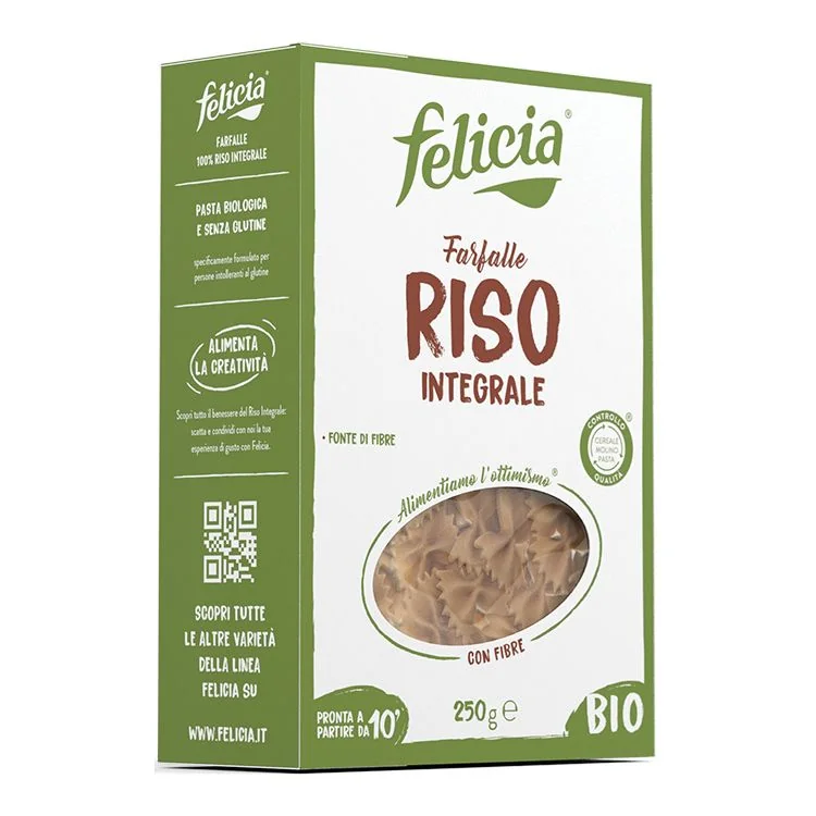 FELICIA FARFALLE RISO INTEGRALE 250 G