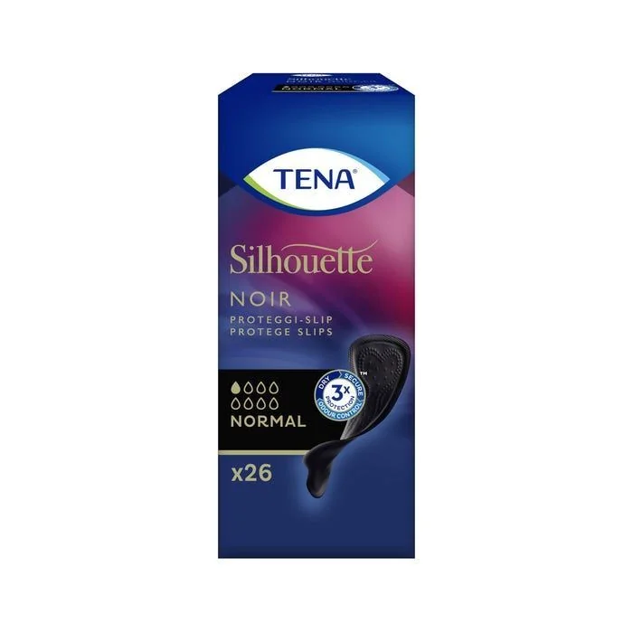 Tena Silhouette Noir Normal 26 pezzi Proteggi Slip Nero