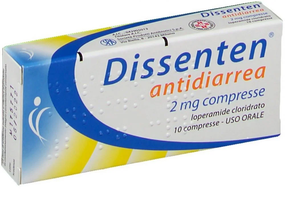 DISSENTEN ANTIDIARREA 10 COMPRESSE