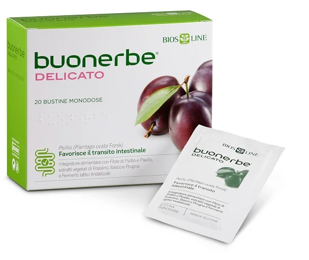 BUONERBE DELICATO INTEGRATORE TRANSITO INTESTINALE 20 BUSTINE