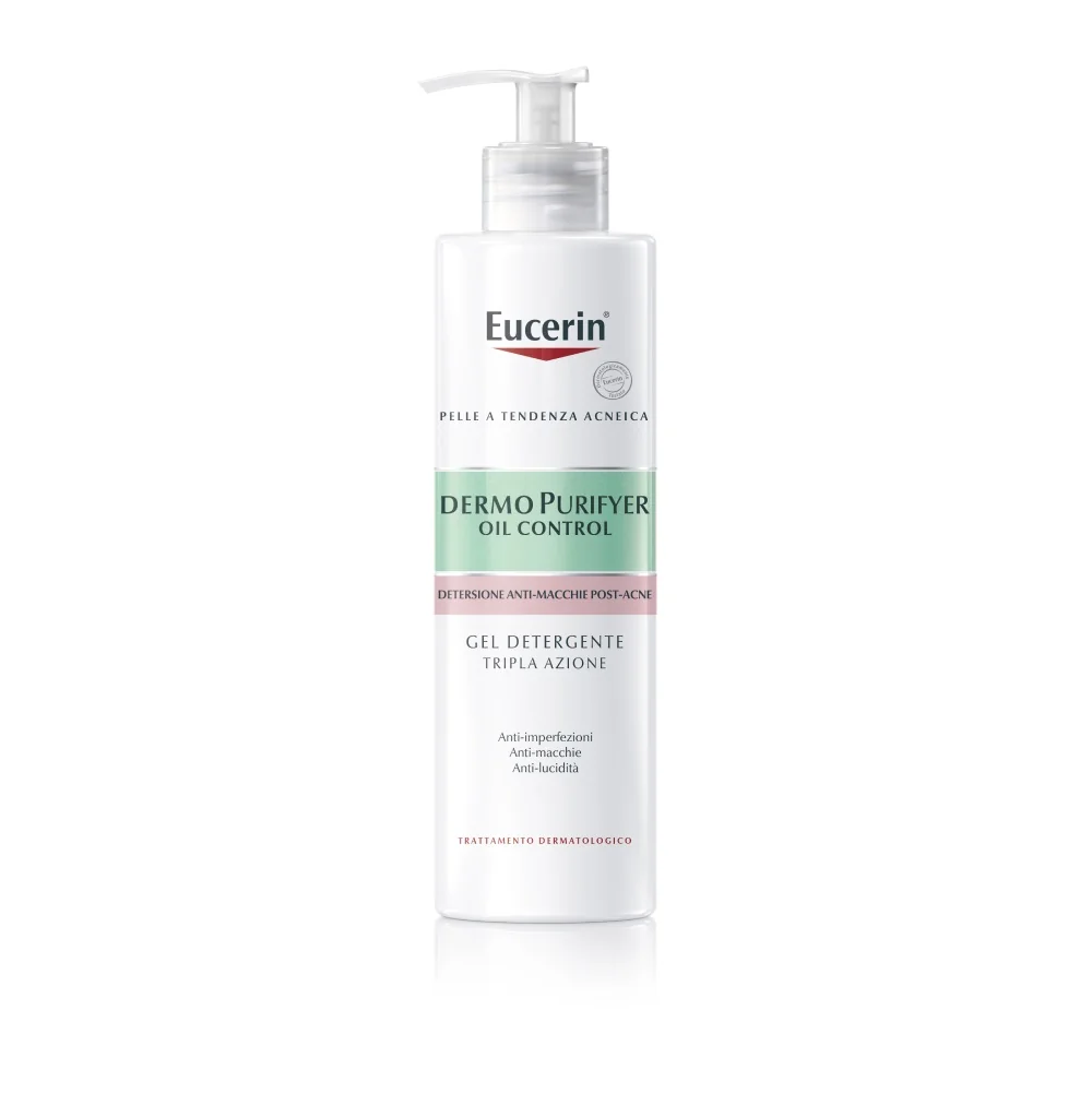 Eucerin Dermopurifyer Gel Detergente 400Ml Riduce le Impurità