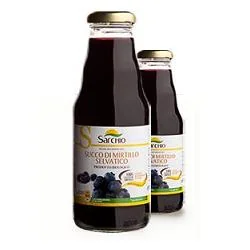 SARCHIO SUCCO DI MIRTILLO SELVATICO BIOLOGICO 330 ML