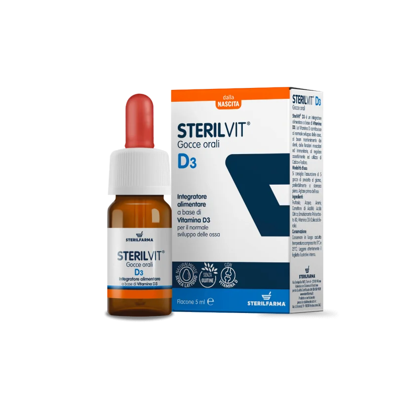 STERILVIT D3 GOCCE ORALI INTEGRATORE DI VITAMINA D 5 ML