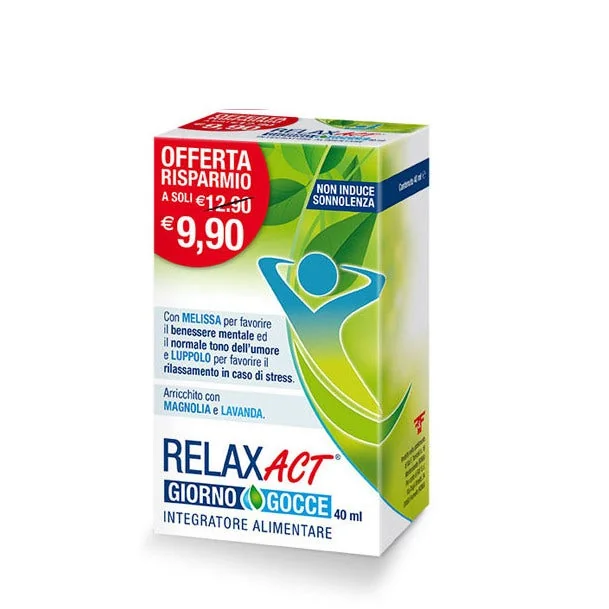 RELAX ACT GIORNO GOCCE INTEGRATORE 40 ML