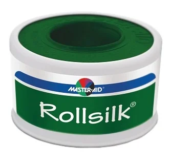 Master Aid Rollsilk Cerotto In Seta Bianco m 5x2,5 cm 