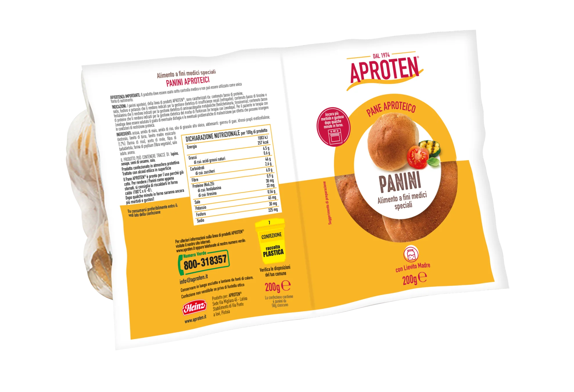 APROTEN PANINI 4X50G