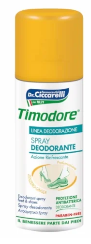 TIMODORE SPRAY DEODORANTE PIEDI ALLO ZENZERO 150 ML