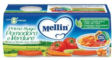 MELLIN PRIMI SUGHI POMODORE E VERDURE 2 X 80 G