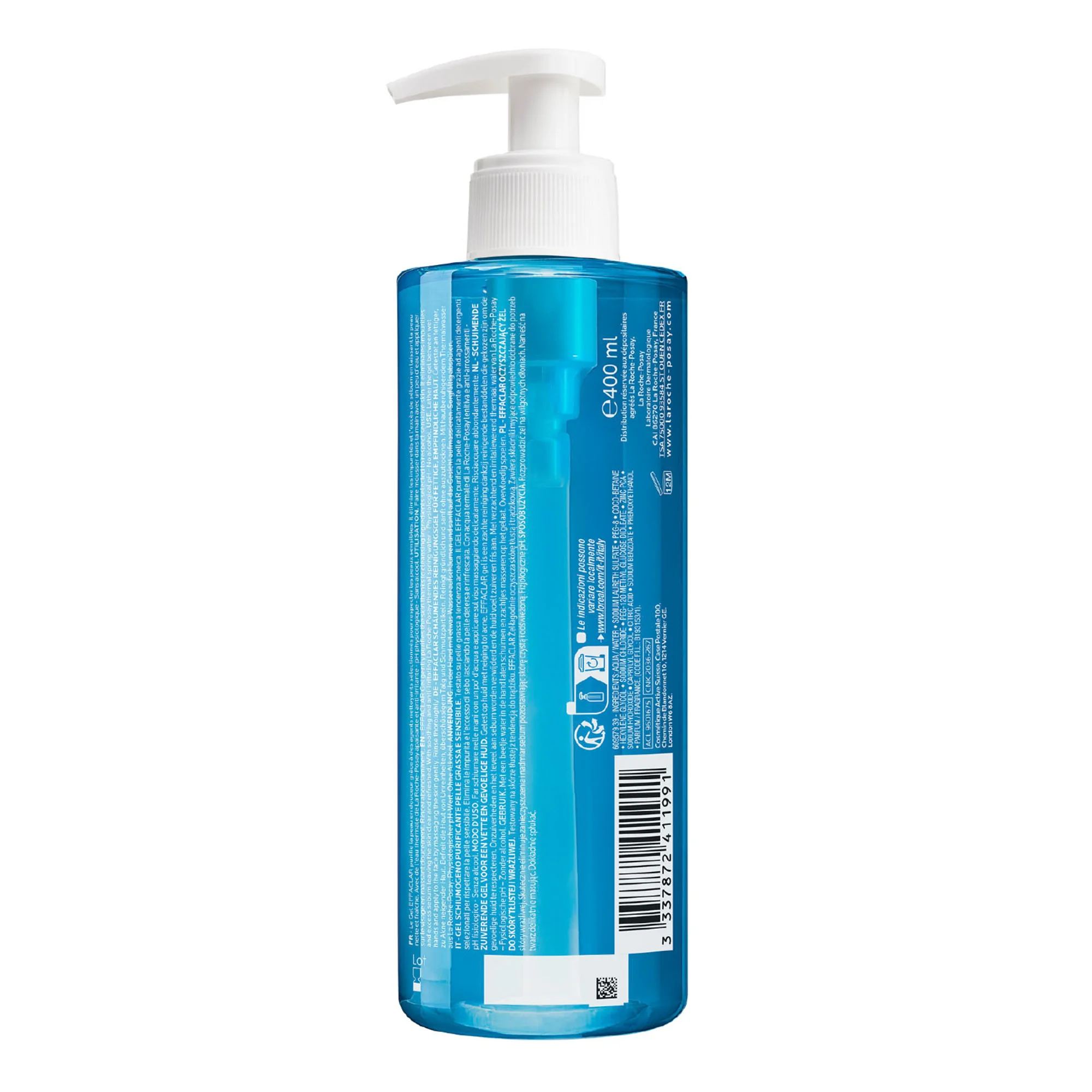 La Roche Posay Effaclar Gel Mousse 400 ml Detergente Purificante