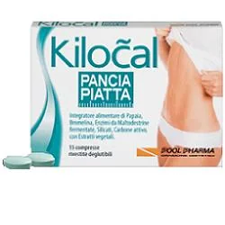 KILOCAL PANCIA PIATTA INTEGRATORE DIMAGRANTE 15 COMPRESSE