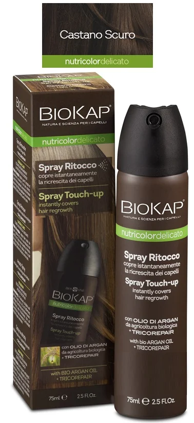 BIOKAP NUTRICOLOR RITOCCO SPRAY CASTANO SCURO