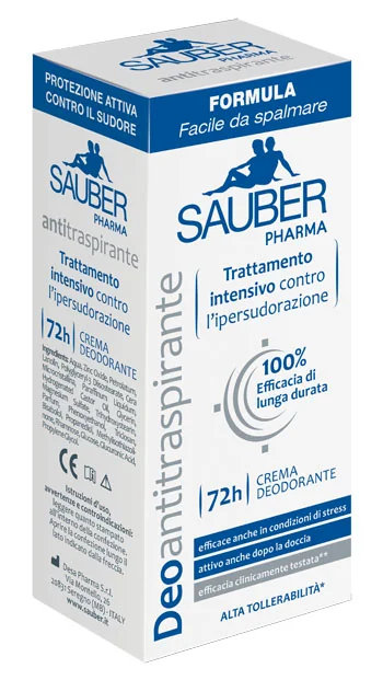 SAUBER ANTITRASPIRANTE 72 ORE CREMA 30 ML