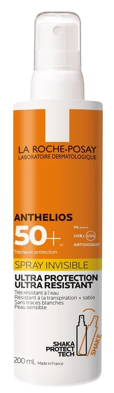 La Roche Posay Anthelios Spray SPF 50+ 200 ml Spray Solare Invisibile Corpo