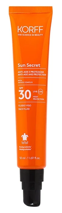 KORFF SUN SECRET FLUIDO VISO SPF30 50 ML