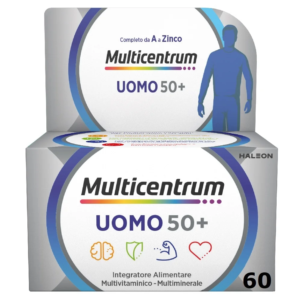 MULTICENTRUM UOMO 50+ 60 COMPRESSE